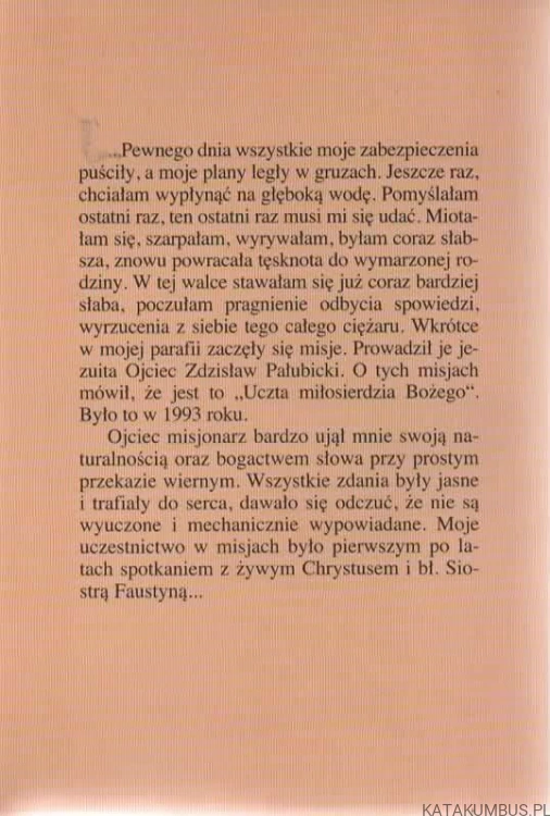 Jezus miłosierny nawraca... ANNA ARGASIŃSKA