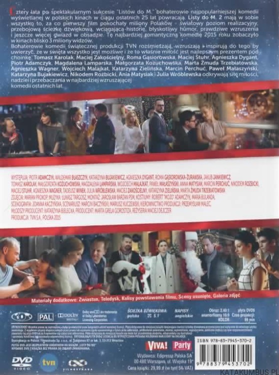 Listy do M 2 (Film DVD). MACIEJ DEJCZER