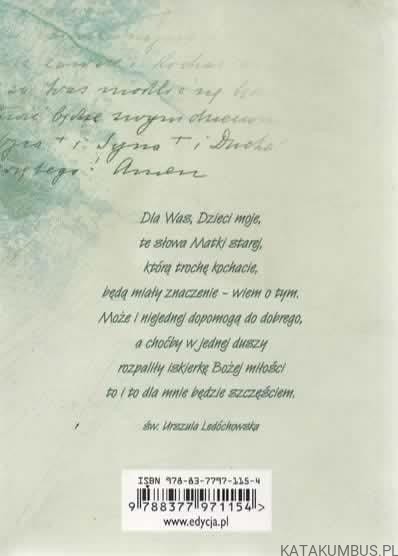 Testament. Św. Urszula Ledóchowska. Red. WOJCIECH KUZIOŁA SSP