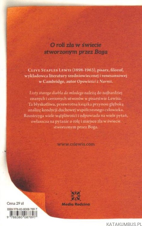 Listy starego diabła do młodego. C. S. LEWIS