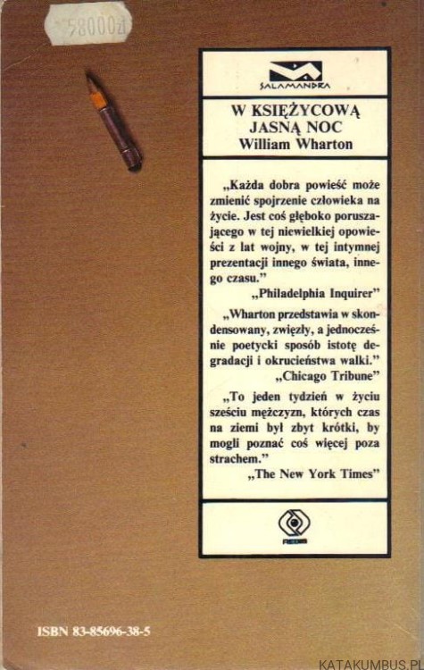 W księżycową jasną noc. WILLIAM WHARTON