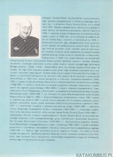 Godziny Taboru. ks. FRANCISZEK BLACHNICKI