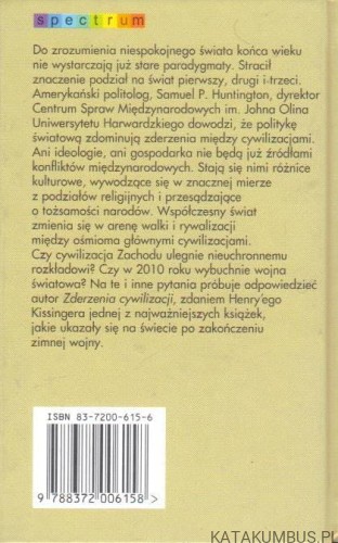 Zderzenie cywilizacji. SAMUEL P. HUNTINGTON