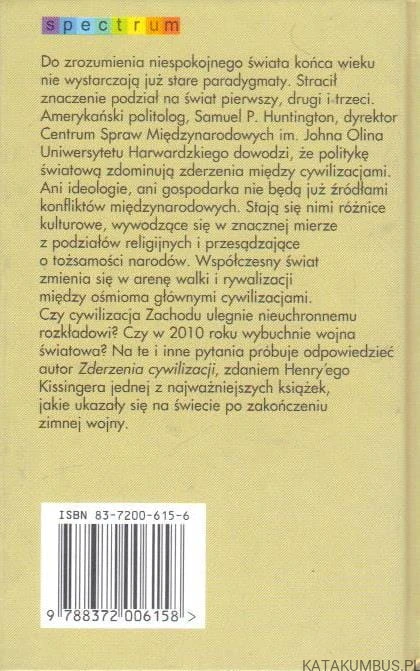 Zderzenie cywilizacji. SAMUEL P. HUNTINGTON