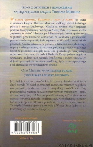 W stronę jedności. Dzienniki i pisma z Alaski. THOMAS MERTON
