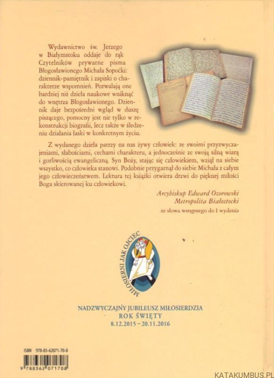 Dziennik. Bł. Ks. MICHAŁ SOPOĆKO