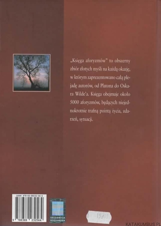 Księga aforyzmów. Opr. JACEK ILLG