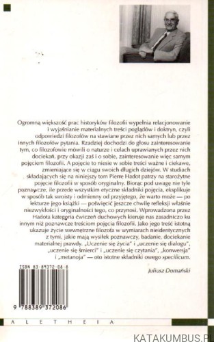 Filozofia jako ćwiczenie duchowe. PIERRE HADOT