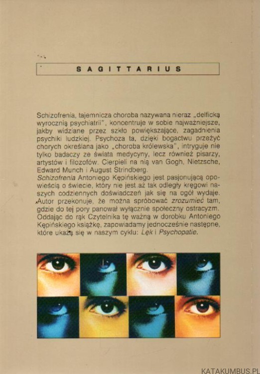 Schizofrenia. ANTONI KĘPIŃSKI