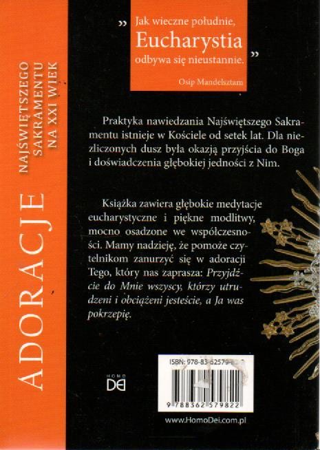 Adoracje Najświętszego Sakramentu na XXI wiek. RICHARD TOBIN CSsR