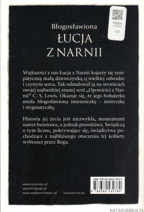Błogosławiona Łucja z Narnii. BARBARA NOWAK