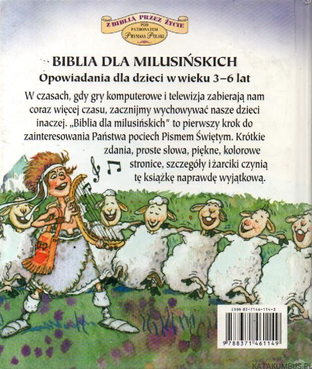 Biblia dla milusińskich. Opr. Ks. WALDEMAR CHROSTOWSKI