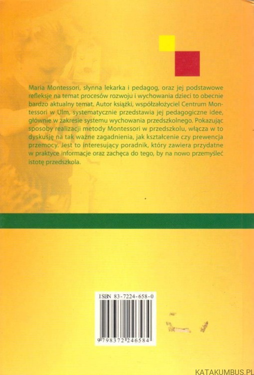 Pedagogika Marii Montessori w przedszkolu. ULRICH STEENBERG