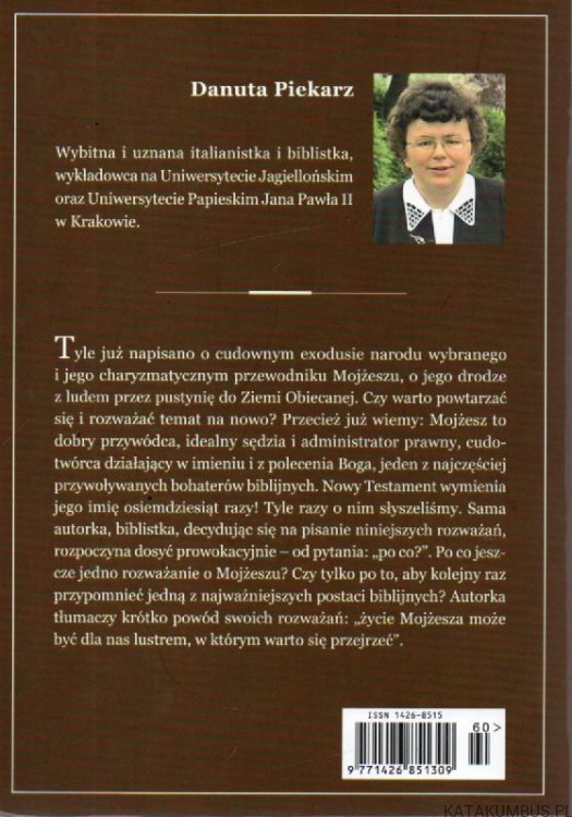 Mojżesz. Na drogach zaufania. Zeszyty formacji duchowej 60/2013. DANUTA PIEKARZ