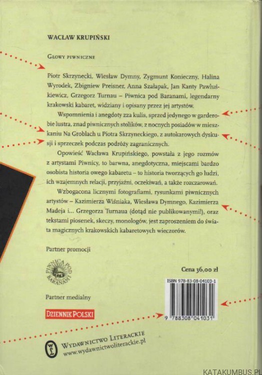 Głowy piwniczne. WACŁAW KRUPIŃSKI