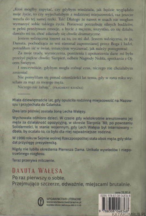 Marzenia i tajemnice. DANUTA WAŁĘSA
