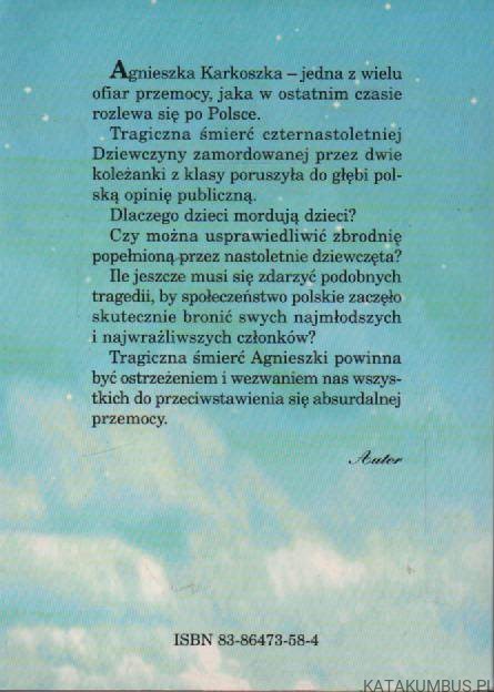Myślę o Tobie, Agnieszko. ks. HENRYK ŁUCZAK