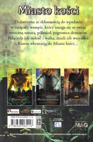 Dary anioła. Miasto kości. TOM1. CASSANDRA CLARE