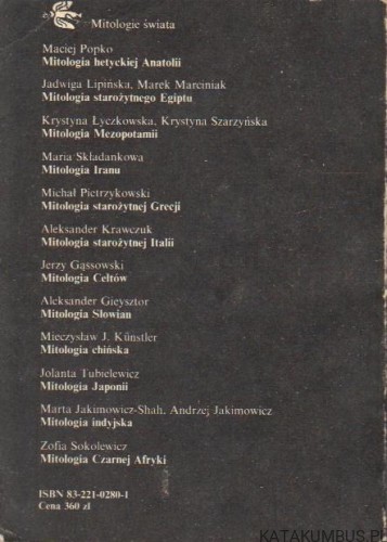 Mitologia Azteków. MARIA FRANKOWSKA