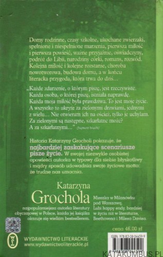 Zielone drzwi. KATARZYNA GROCHOLA