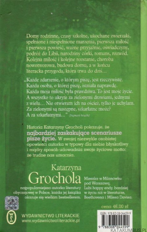 Zielone drzwi. KATARZYNA GROCHOLA