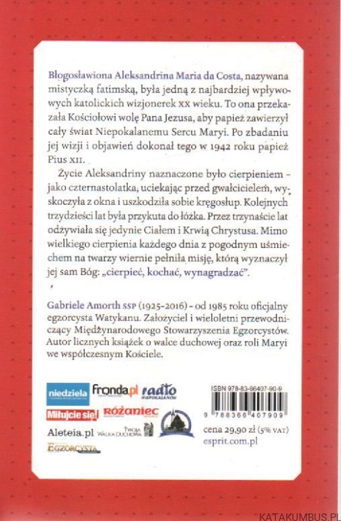 Ukryta w uśmiechu. Bł. Aleksandrina Maria da Costa. o. GABRIELE AMORTH