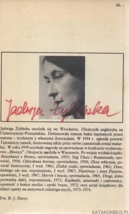 Złota włócznia. JADWIGA ŻYLIŃSKA