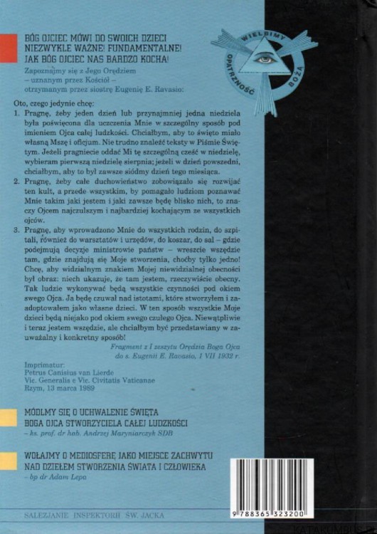 Stań się. Święto Boga Ojca stworzyciela. ANDRZEJ SZPAK SDB