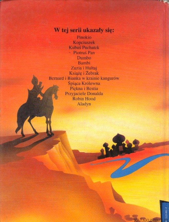 Aladyn. WALT DISNEY