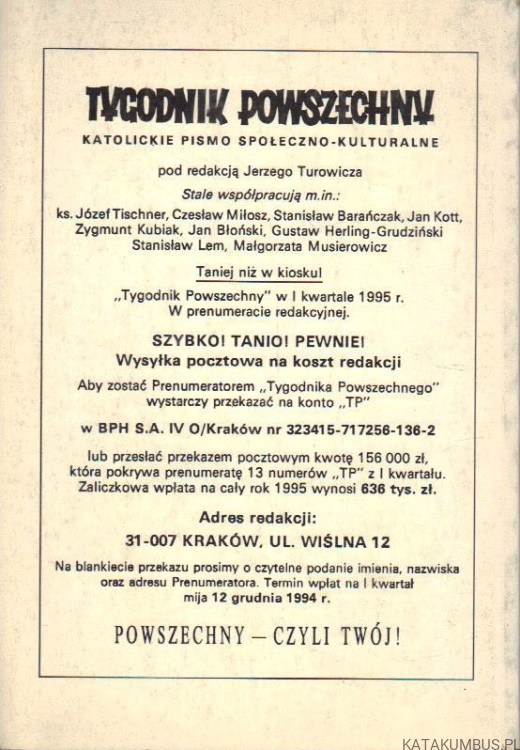 Miesięcznik Znak. Ortodoksja - przymus czy wolność. PRACA ZBIOROWA