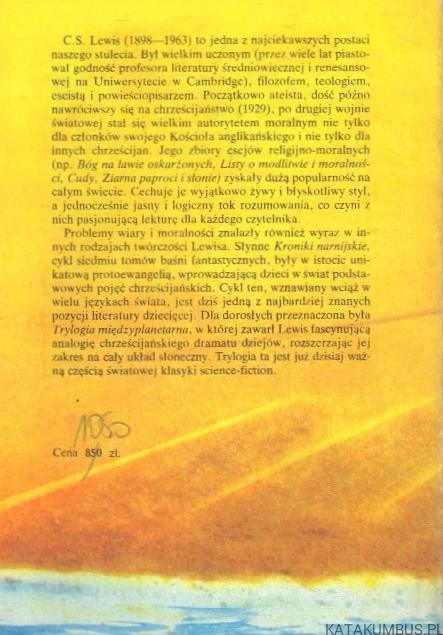 Z milczącej planety. C.S. LEWIS