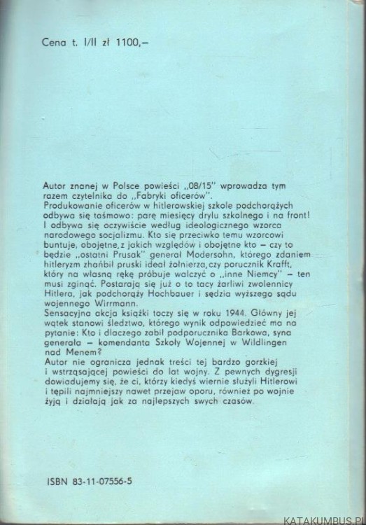 Fabryka oficerów T. 1-2. HANS HELLMUT KIRST