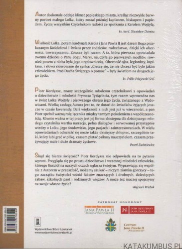 Lolek. Opowiadania o dzieciństwie Karola Wojtyły. PIOTR KORDYASZ