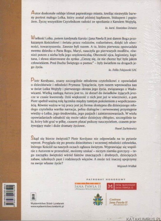 Lolek. Opowiadania o dzieciństwie Karola Wojtyły. PIOTR KORDYASZ