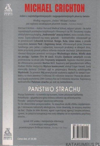 Państwo strachu. MICHAEL CRICHTON