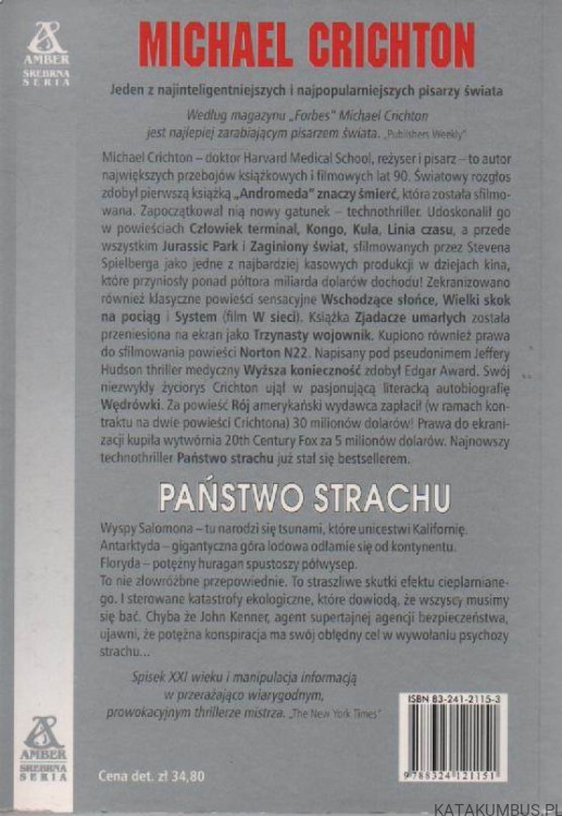 Państwo strachu. MICHAEL CRICHTON