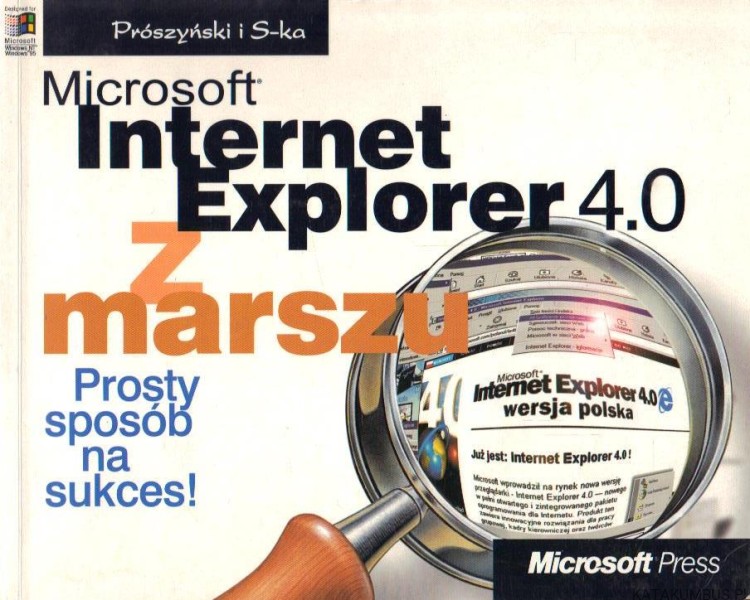 Microsoft internet explorer4.0. PRÓSZYŃSKI I S-KA