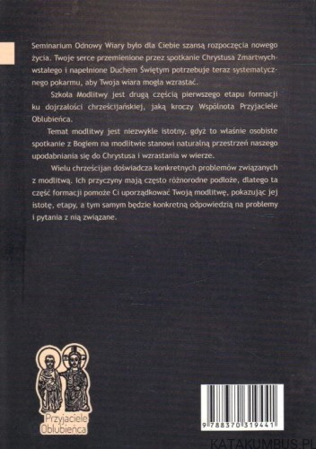 Szkoła modlitwy. Podręcznik formacyjny. PRACA ZBIOROWA