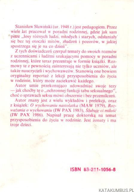 Dojrzewać do miłości. STANISŁAW SŁAWIŃSKI