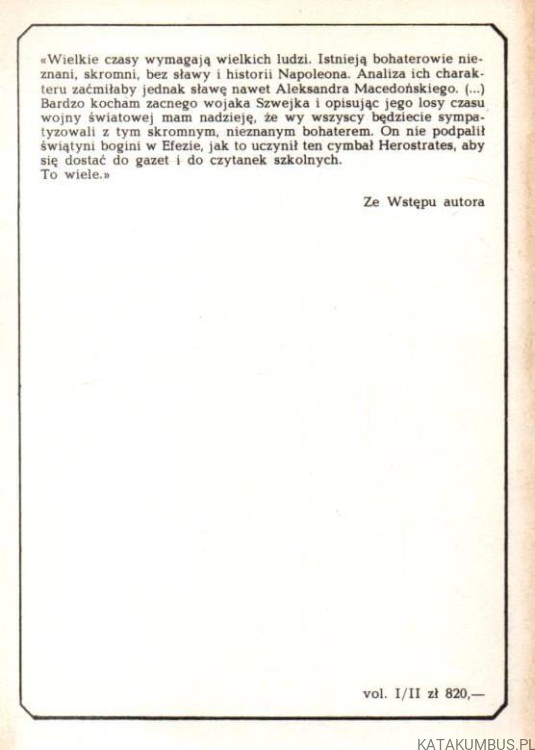 Przygody Dobrego Wojaka Szwejka. Tom 1,2,3,4. JAROSLAV HASEK