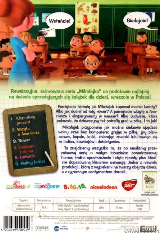Mikołajek. Wszyscy kumple Mikołajka. Płyta DVD. RENE GOSCINNY, JEAN-JACQUES