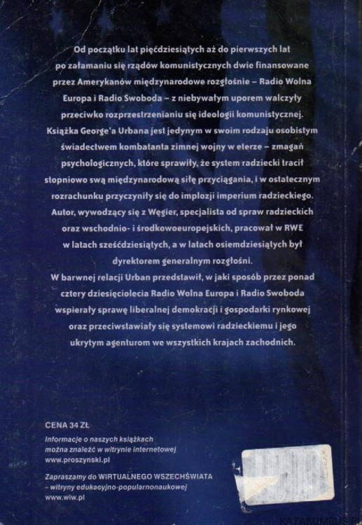 Radio Wolna Europa i walka o demokrację. GEORGE R. URBAN