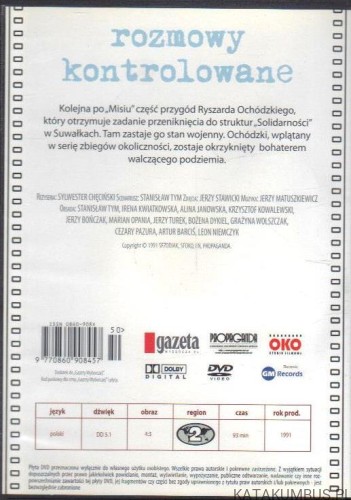 Rozmowy kontrolowane (płyta DVD). reż. SYLWESTER CHĘCIŃSKI