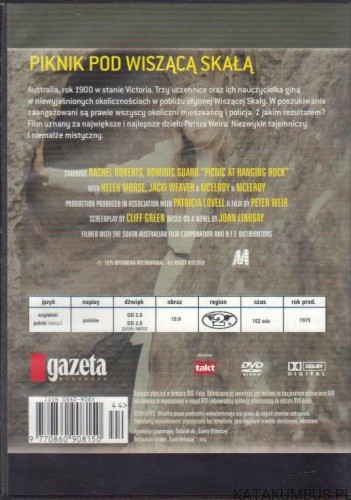 Piknik pod wiszącą skałą (płyta DVD). reż. PETER WEIR