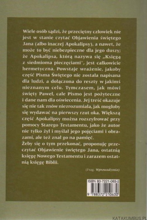 Apokalipsa. Komentarz.O. ALEKSANDER MIEŃ