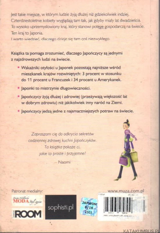 Japonki nie tyja i się nie starzeją. NAOMI MORIYAMA, WILLIAM DOYLE