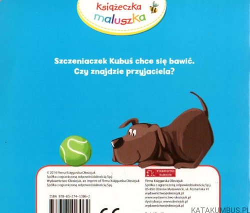 Piesek chce się bawić. ANNA WIŚNIEWSKA