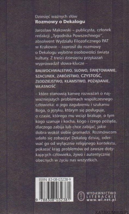 Rozmowy o dekalogu. PRACA ZBIOROWA