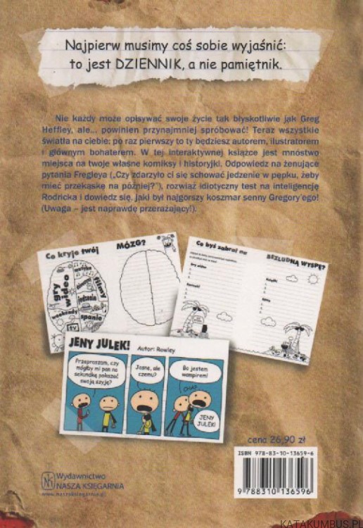 Dziennik cwaniaczka. Zrób to sam! JEFF KINNEY