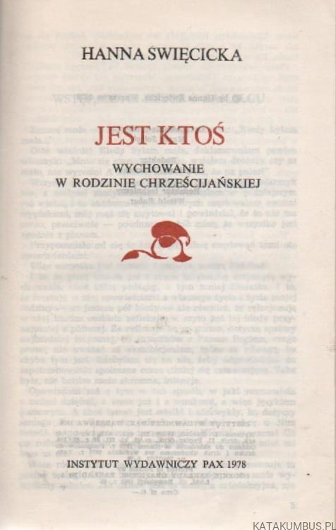 Jest ktoś. HANNA ŚWIĘCICKA